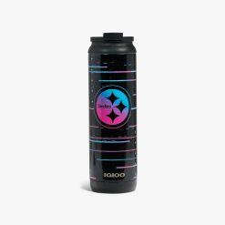 Igloo Outdoor Coolers NFL Neon Pittsburgh Steelers 20 Oz Flip n Sip Tumbler