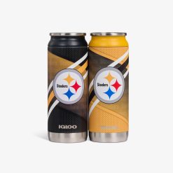 Igloo Outdoor Coolers Pittsburgh Steelers Home & Away 16 Oz Can 2-Pack