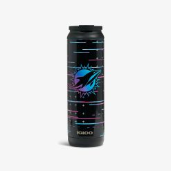 Igloo Outdoor Coolers NFL Neon Miami Dolphins 20 Oz Flip n Sip Tumbler