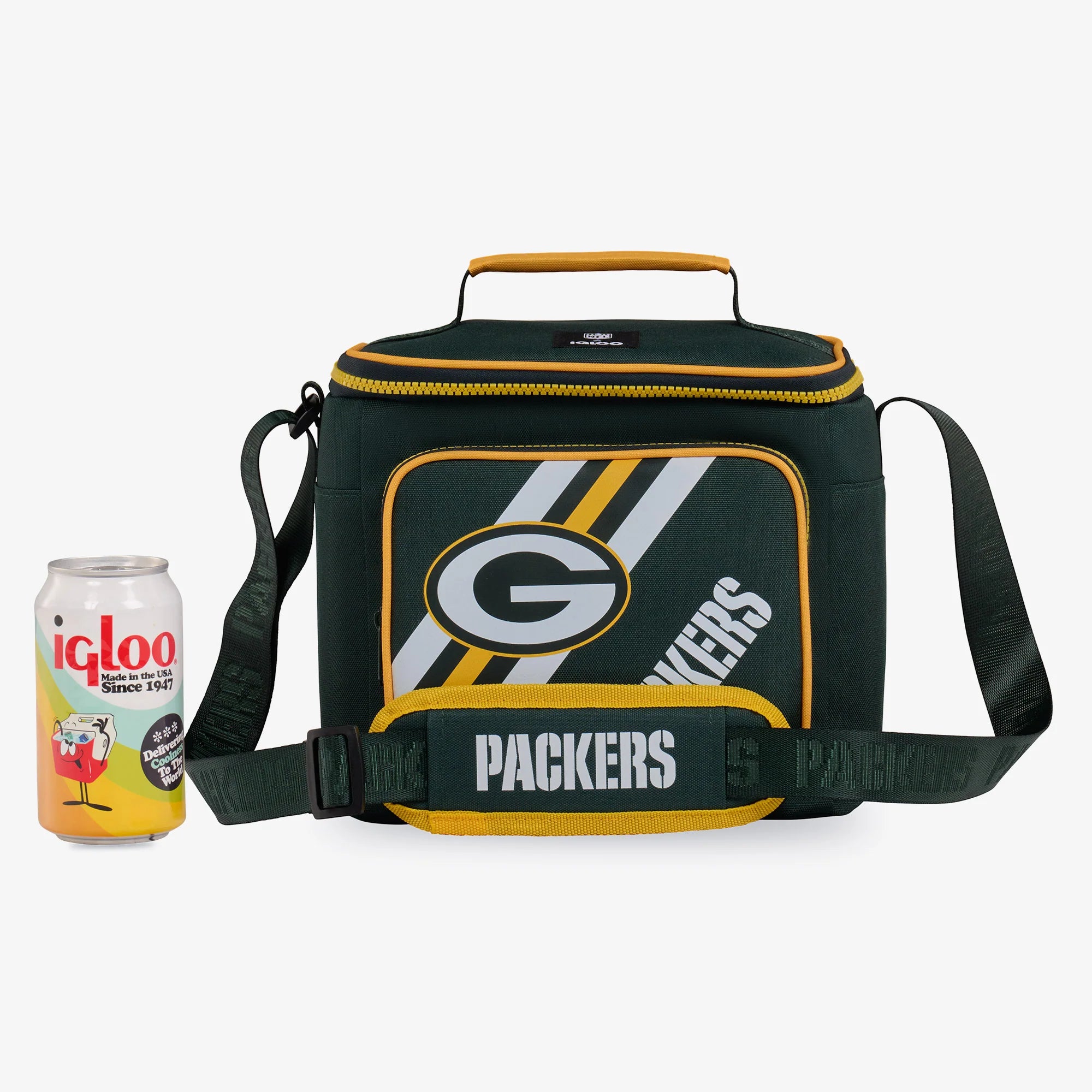 Igloo Outdoor Coolers Green Bay Packers Square Lunch Cooler Bag - Image 5