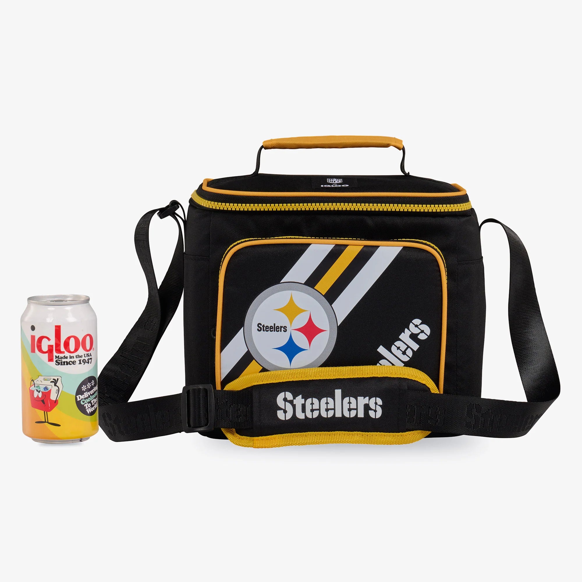 Igloo Outdoor Coolers Pittsburgh Steelers Square Lunch Cooler Bag - Image 5