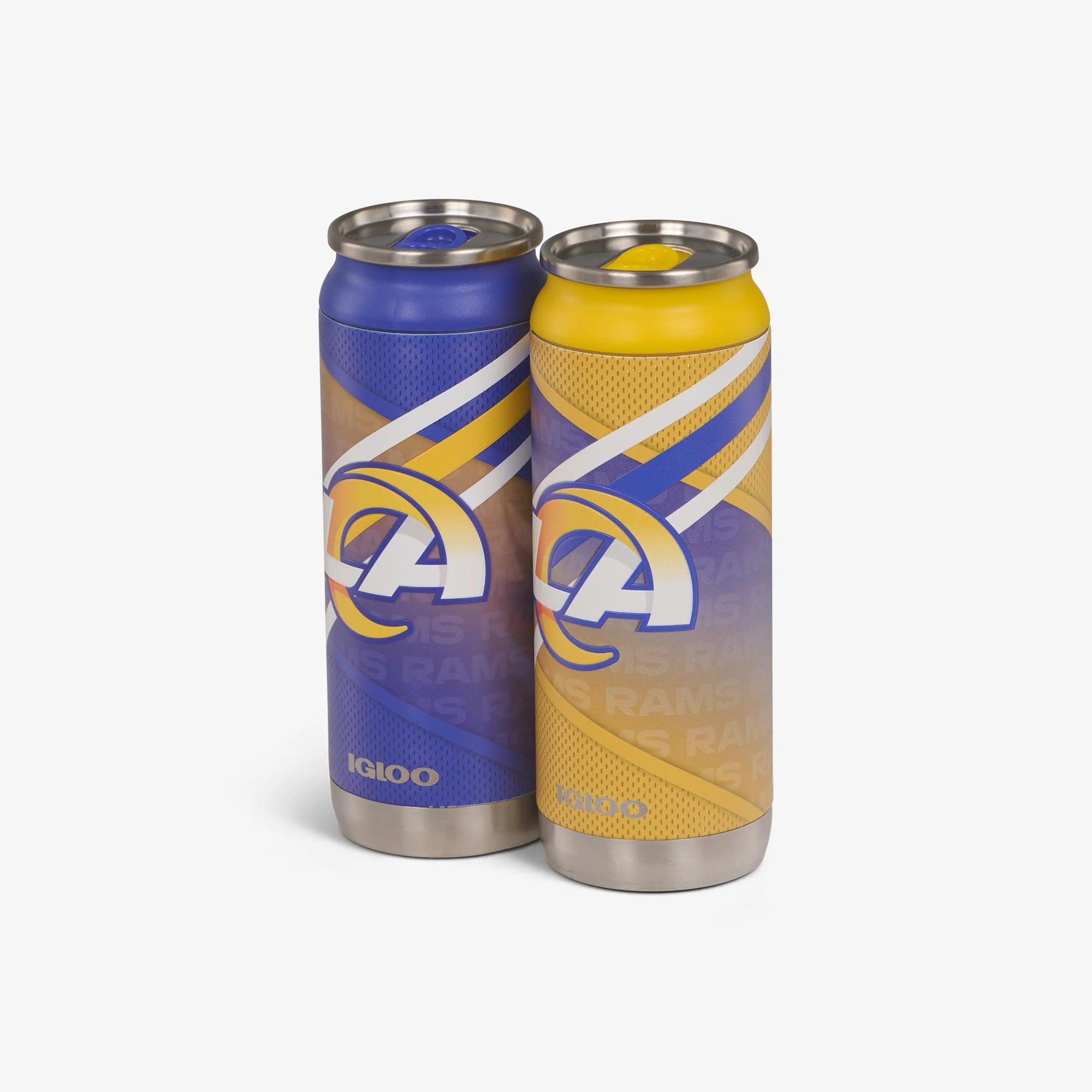 Igloo Outdoor Coolers Los Angeles Rams Home & Away 16 Oz Can 2-Pack - Image 2