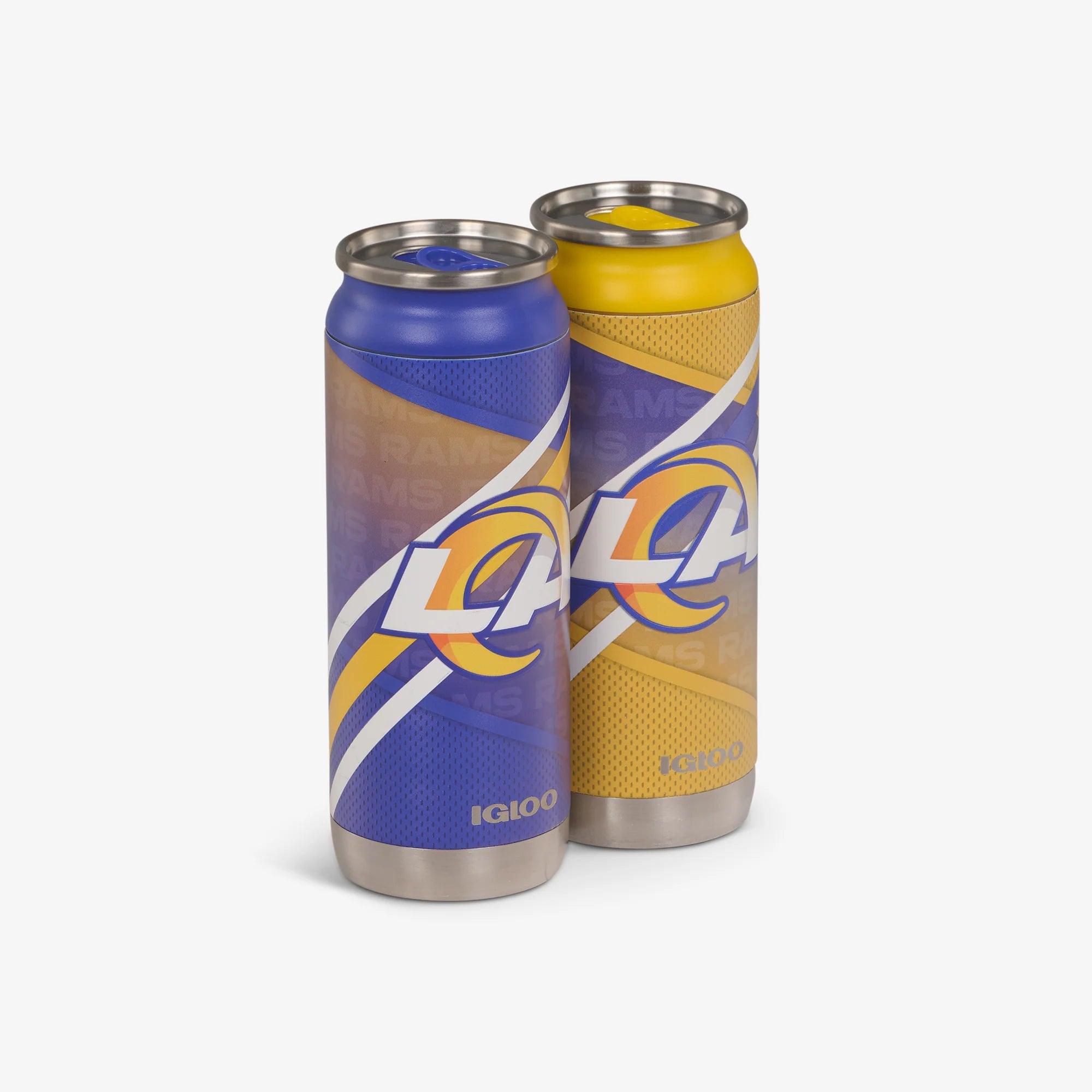 Igloo Outdoor Coolers Los Angeles Rams Home & Away 16 Oz Can 2-Pack - Image 4