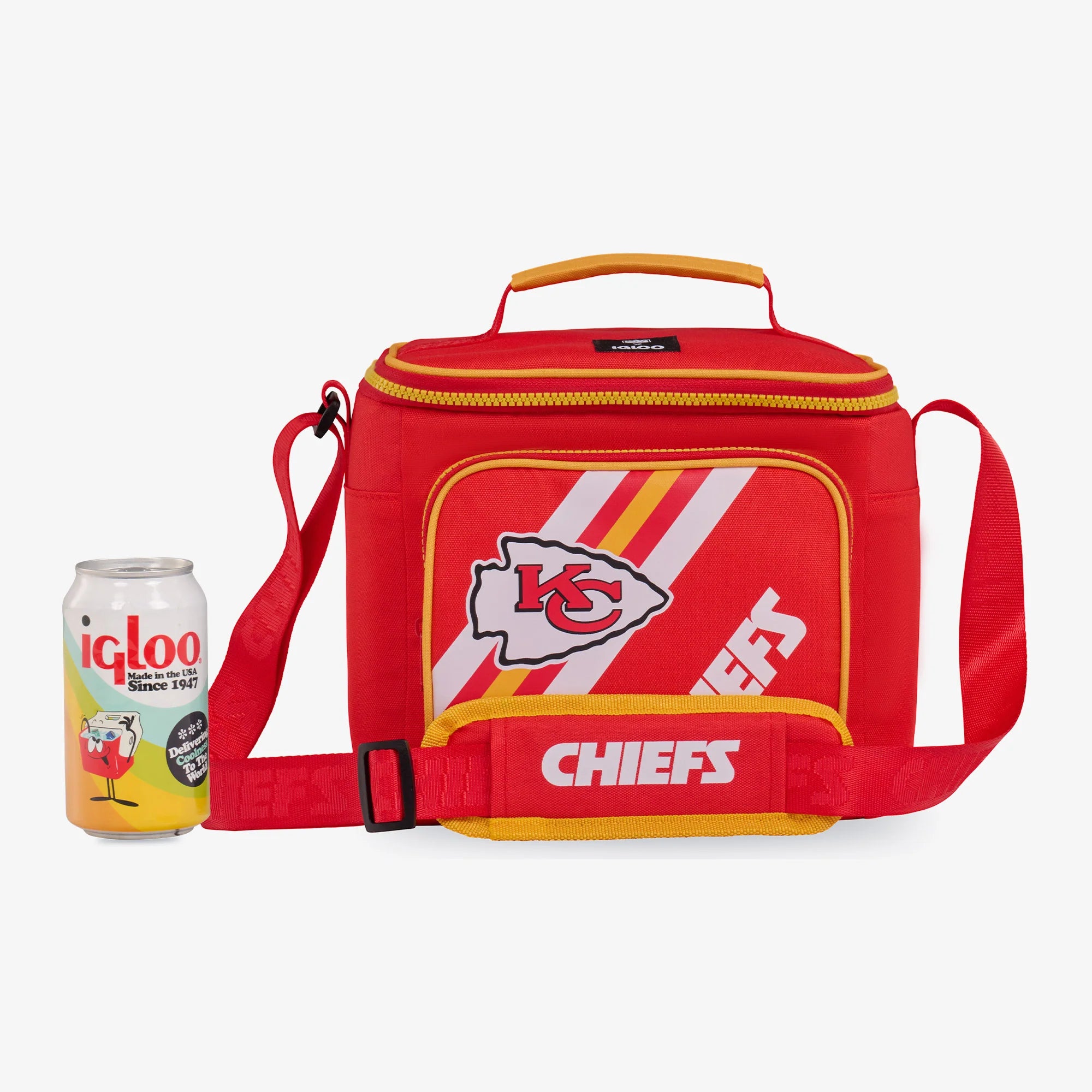 Igloo Outdoor Coolers Kansas City Chiefs Square Lunch Cooler Bag - Image 5