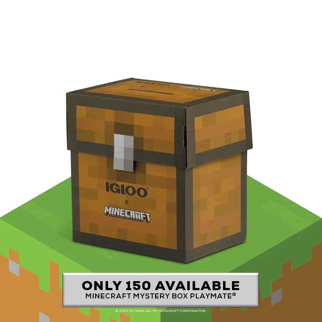 Igloo Outdoor Coolers Minecraft Mystery Box Little Playmate 7 Qt Cooler